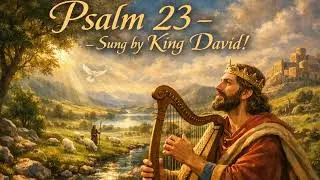 Psalm 23  -- King David sings with Choir!