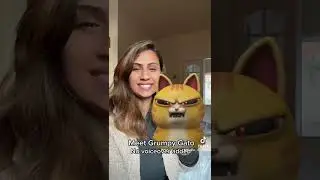 Grumpy  #shorts #funny #tiktokvideo #puppet #kids #cat #feelgood #shortvideo #short