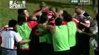 Gol Jos&eacute; Manuel Rey - Caracas 3-1 River Plate - Copa Libertadores 2007