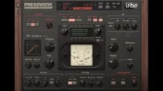 u-he PRESSWERK sidechain in MOTU Digital Performer 9.51