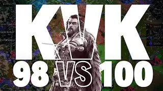 War KvK 98 vs 100.  The Battle of Bacoters