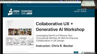 Collaborative UX + Generative AI Workshop - UXPA 2025