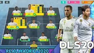 X&Acirc;Y DỰNG & TRẢI NGHIỆM đội h&igrave;nh REAL MADRID 2020/2021 trong Dream League Soccer 2020