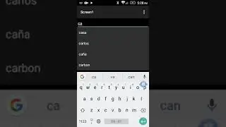 AutocompleteTextBox appybuilder appinventor thunkable