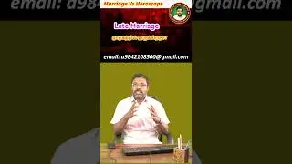 Late Marriage in our horos