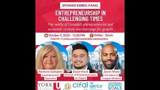 Sustainable Economic Growth and Prosperity Speaker Series