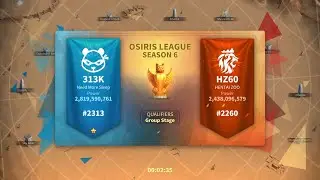 RoK. Osiris League s6. Qualifiers. 313K vs. HZ60.