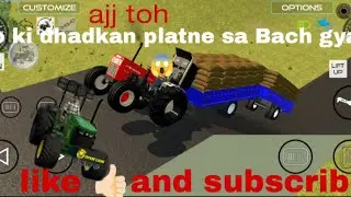 Dilo ki dhadkan ko lekar gya market with trolley bags of grain ajj plat jta tractors 😳😱