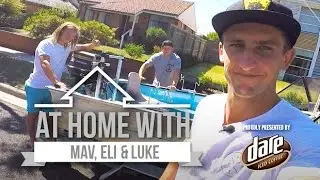 At home with Mav, Eli & Lukey