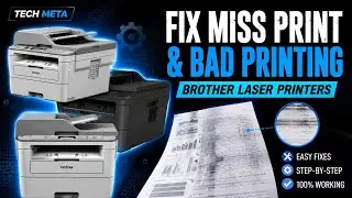 How to Fix Miss Print & Bad Printing in Brother Laser Printers | Easy Steps