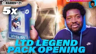 Made Over 1.7 Million Coins Pulling These Packs | Opening 5 Level 50 Full Legend Packs | Madden 21