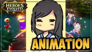 HEROES EVOLVED ANIMATION - UNA 1V3 FAIL GANK | BAITED!!