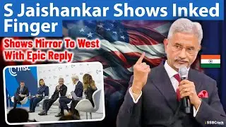 S Jaishankar Shows Inked Finger | Is Democracy In Danger | Munich Conference Germany