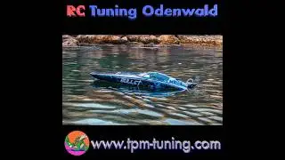 Joysway Bullet V4 | 4S RC Powerboat | Wintertest #RCTuningOdenwald #JoyswayRC