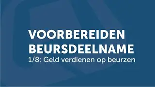 1/8 Geld verdienen met vakbeurzen (uit checklist beursdeelname)