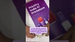 🎯 #TabletopStandees|Small in size, BIG on impact!#printfry #durable #BrandVisibility #smallbusiness