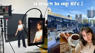 a week in my life: casting, photo shoot, solo date & friends