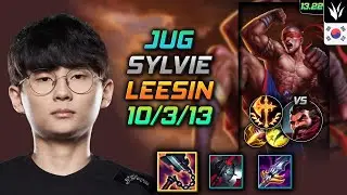 Lee Sin Jungle Build Sylvie Goredrinker Conqueror - LOL KR Challenger Patch 13.22