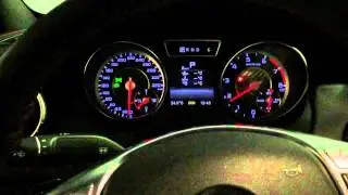Cla 45 AMG start up sound inside.