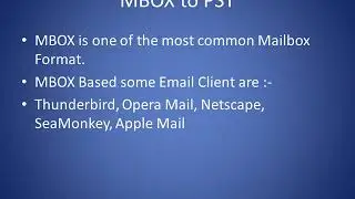 MBOX to PST - Convert Thunderbird to Outlook 2016