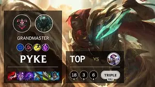 Pyke Top vs Fiora - EUW Grandmaster Patch 11.24b