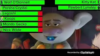 3 Wolves & Legoshi's Team Vs Kitty Kat (The Bad Guys 2) & Pawbert Lynxley with Healthbars (1/2)