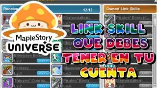 🔥 MEJORES LINK SKILLS para Prepararte al 5th Job 💫Prioridades y Gu&iacute;a Completa 2025 // Maple Universe