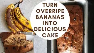 Easy banana cake || With whole wheat and jaggery ||