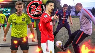 WIR LEBEN 24 STUNDEN WIE PROFI FUßBALLER