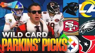 Panthers SHOCK Rams, Bears beat Packers in Parkins’ Picks, Can Trevor Lawrence outplay Allen? | FTF