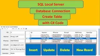 How to create local SQL Server in Visual Studio