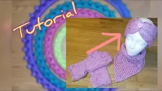 Herbstliches/Winterliches Set auf den Strickringen - Teil 1: Stirnband