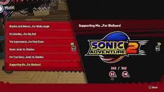 Sonic x Shadow Generations Jukebox all unlockable songs + dlc