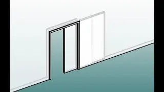 Revit Exercise (Day 145) - Operable Door Family (Method 1&2)