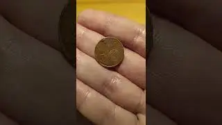 2(zwei) euro cent 2017 coin with large mint error