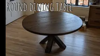 Building a Modern round dining table