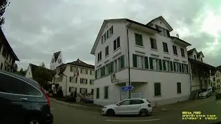 CH: Gemeinde D&uuml;rnten. Kanton Z&uuml;rich. Ortsdurchfahrt. November 2019