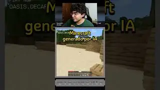 Minecraft, pero es generado por IA