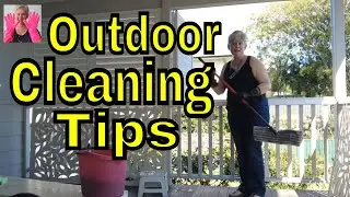 Easily Clean Outdoor Areas: Deck Palings, Privacy Screens, Venetian Blinds & Tracks #cleaningvideos
