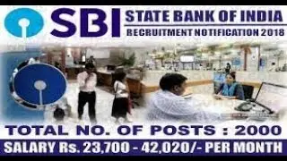 www.freejobalert.com/sbi-po/200213/ State Bank of India (SBI) Recruits 2000 PO Posts.