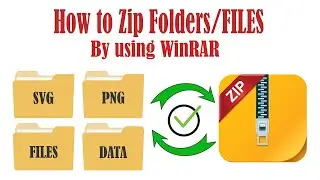 How to ZIP files and folders || How to Compress File size || Reduce file size || WinRAR