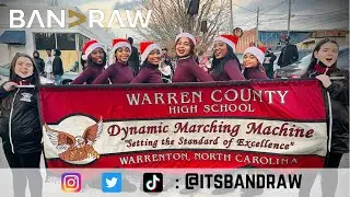 Band Raw || Warren County HS Dynamic Marching Machine 🔥 || Christmas Parade 2021