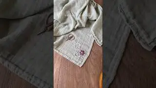 Personalize a baby blanket! Monogram Embroidery #embroiderytutorial #babyshowergift