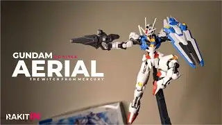 GUNDAM AERIAL | STRAIGHT BUILD | MOBILE SUIT GUNDAM | SATISFYING ASMR VIDEO | HG