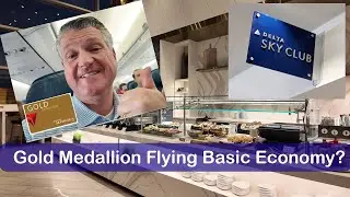 Flying Delta Basic as Gold Medallion: Is It Worth It? Nashville SkyClub Review!