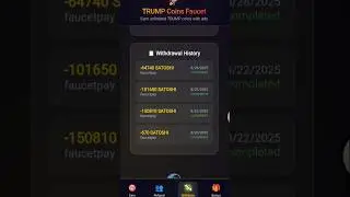 Watch Ads Earn Free Unlimited Trump|| #freecrypto #btc #usdt #freeearning