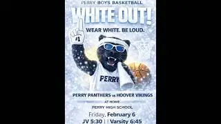 Perry Panthers Boys Basketball vs Hoover Vikings Basketball Full Game