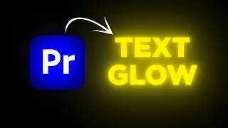 Premiere Pro Glow Text Effect Tutorial (How to Save Presets)
