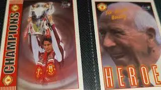 5 x Packs of Futera 1997/1998 Manchester United Football Cards Gave Me These