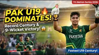 🔥 Pakistan U19 Crush Zimbabwe by 9 Wickets | Sameer Minhas 42-Ball Century! 🏏